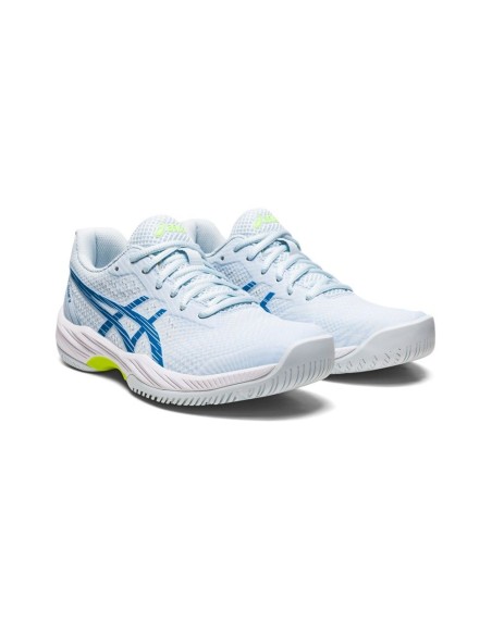 Asics Gel-Game 9 Azul Claro Blanco Mujer 1042a211-400 | Ofertas de pádel